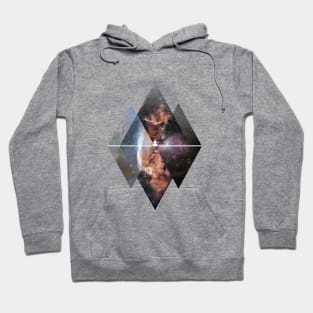 Cosmic Meditation Abstract Art Hoodie